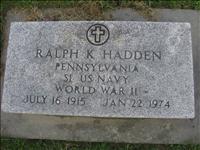 Hadden, Ralph K